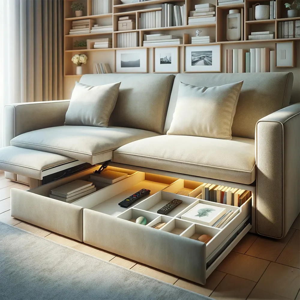 nottisofa a sofa with storage