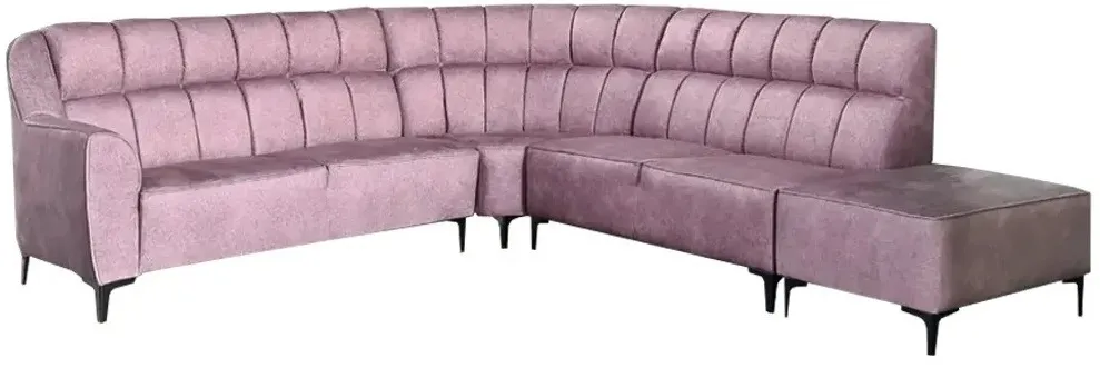 pink sectional sofa