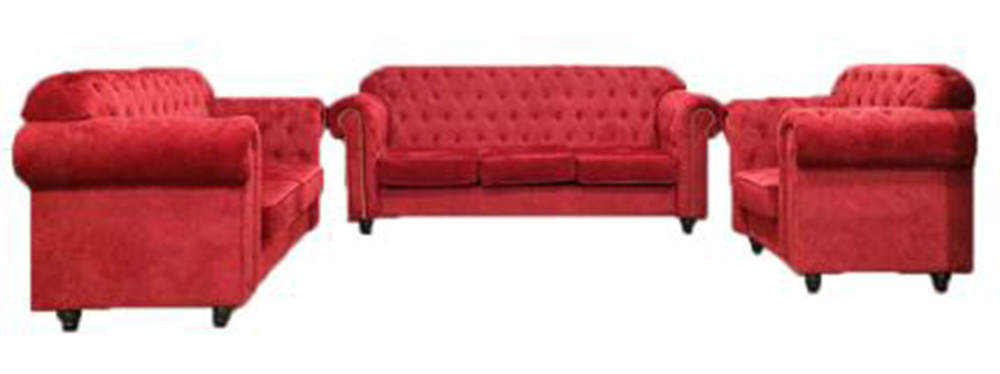 red chesterfield sofa