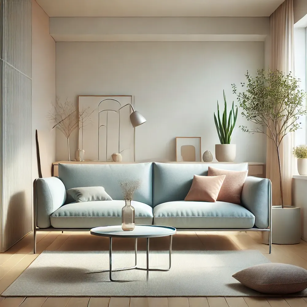 Slim-Profile Sofa For a Small Home