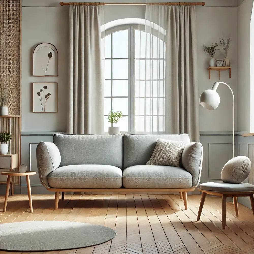 Scandinavian-Inspired Sofa For a Small Home