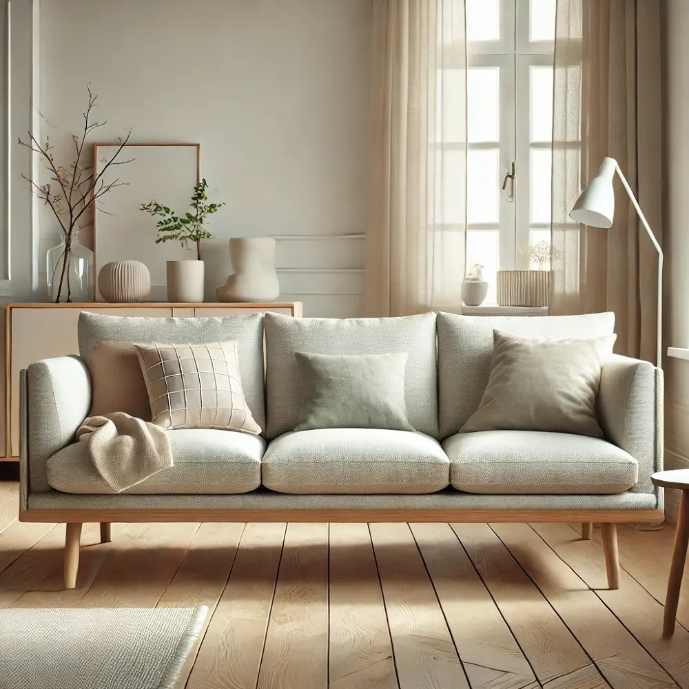 Scandinavian-Inspired Sofa For A Small Home