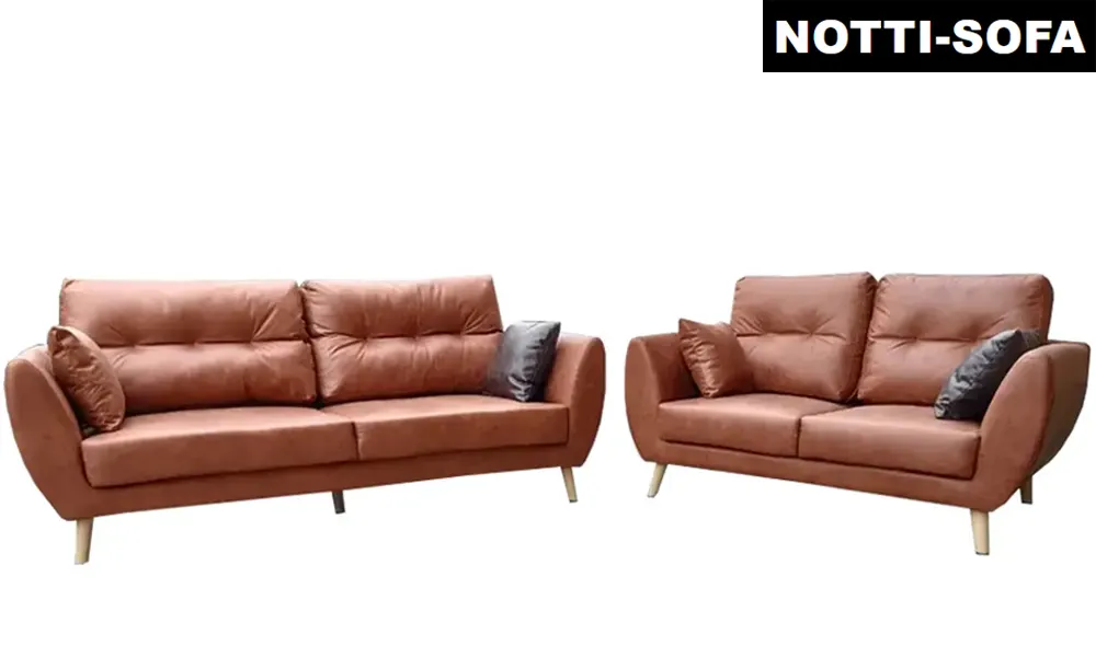 Notti Sofa Kenny Signature leather sofa in brown Notti Sofa Kenny Signature leather sofa in brown