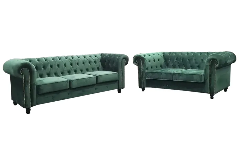 NTSF839 Designer Chesterfield Style by Notti-Sofa in Emerald Green colour NTSF839 Designer Chesterfield Style by Notti-Sofa in Emerald Green colour