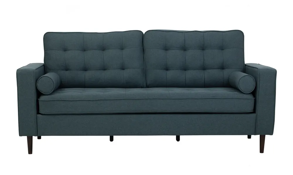 Tekkashop FDSF2250NG Scandinavian Style 3 Solid Rubberwood Seater Sofa With High Density Cushion Foam Tekkashop FDSF2250NG Scandinavian Style 3 Solid Rubberwood Seater Sofa With High Density Cushion Foam