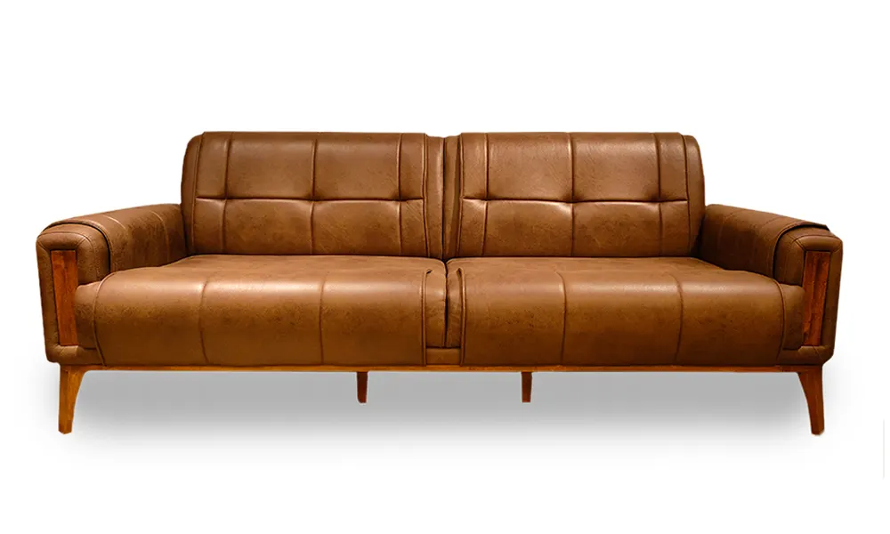 Couch Designs 3208 Leather Sofa in Brown Malaysia