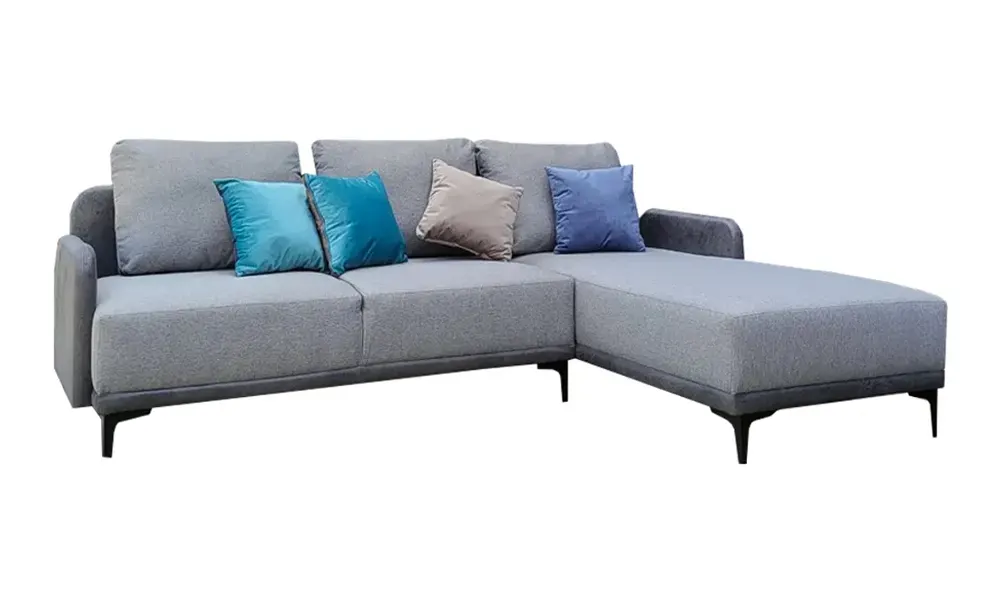 NOTTI NTSF910 Modern Emily Style Linen Fabric L Shape Sofa