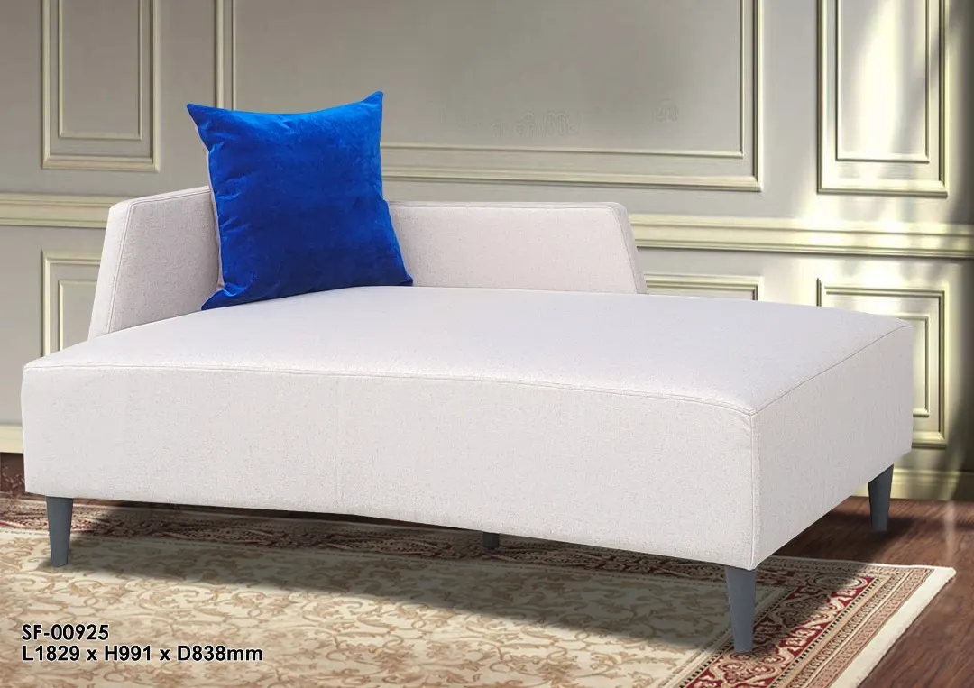 NOTTI NTSF925 Scandinavian Plain Style Linen Fabric Day Bed Resting Sofa (Pre-Order) - Image 2