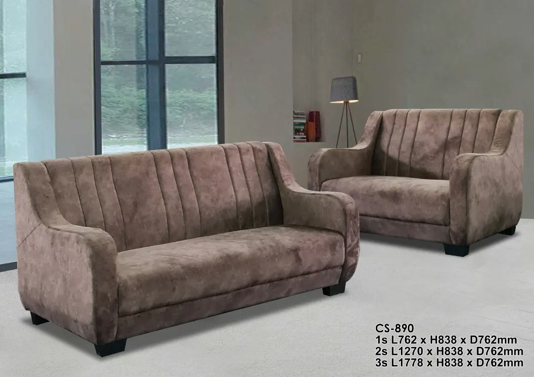 NOTTI NTSF890 Vintage Bear Style 2+3 Seater Velvet Fabric Sofa (Pre-Order) - Image 2