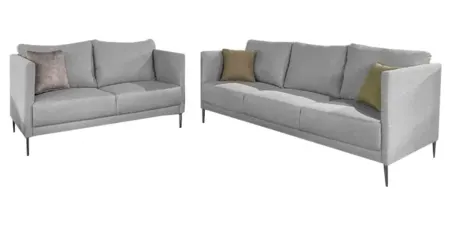 NOTTI NTSF10 French Style Neat Pillow Cushion 2+3 Seater Sofa (Pre-Order)