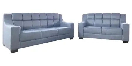 NOTTI NTSF3 Elizabeth Boxes Shaped 2+3 Seater Linen Fabric Sofa (Pre-Order)