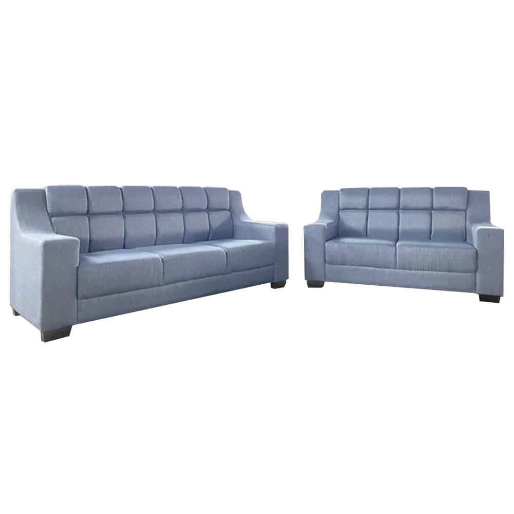 NOTTI NTSF3 Elizabeth Boxes Shaped 2+3 Seater Linen Fabric Sofa (Pre-Order)