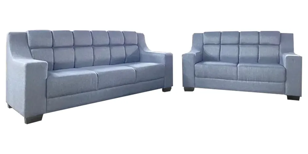 NOTTI NTSF3 Elizabeth Boxes Shaped 2+3 Seater Linen Fabric Sofa (Pre-Order)