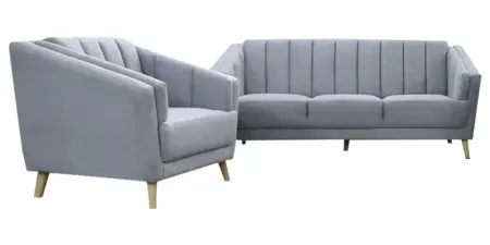 NOTTI NTSF710 Space Explorer Style 2+3 Seater Linen Fabric Sofa (Pre-Order)