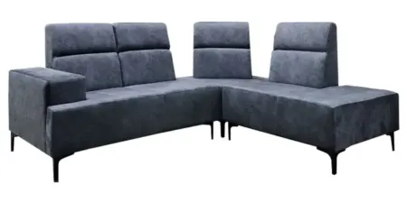 NOTTI NTSF940 Mountain View Inspired Design Velvet Fabric L Shaped Sofa (Pre-Order)