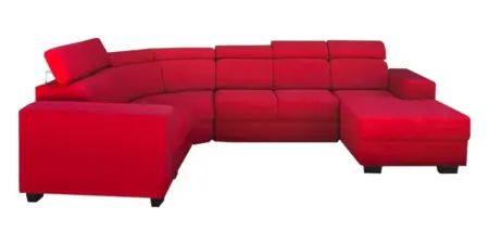 NOTTI NTSF885 Daphne Malaysia Style U-Shaped Velvet Fabric Sofa (Pre-Order)