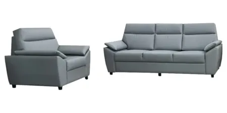 NOTTI NTSF587 Acasiana Common Malaysia Style PU Leather Cushion 2+3 Seater Sofa (Pre-Order)