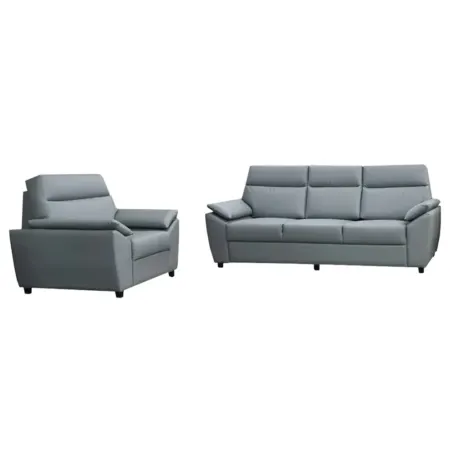 NOTTI NTSF587 Acasiana Common Malaysia Style PU Leather Cushion 2+3 Seater Sofa (Pre-Order)