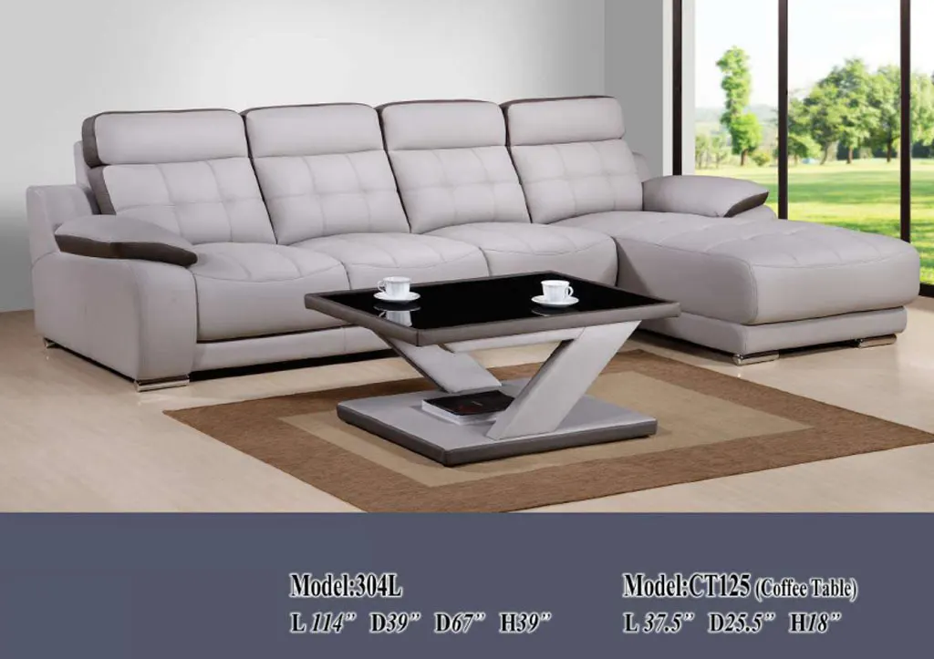 Nottisofa NTSF915 Modern Malaysian Style 4 Seater PU Leather L Shaped Sofa (Pre-Order) - Image 2