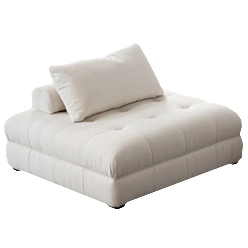 Nottisofa CDSF1018 Insta Trendy Button-tuff Modular Style Cubic Sofa Seater with Pillow Backrest (Pre-order) - Image 2
