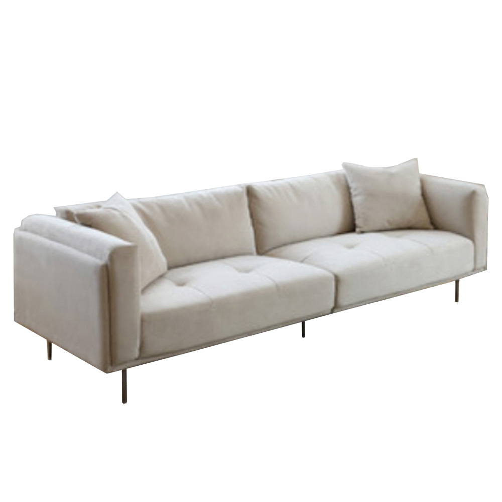 Nottisofa CTSF1008 Minimalist Style Hans European Style Chaise 123 Seater Fabric Sofa (Pre-order)