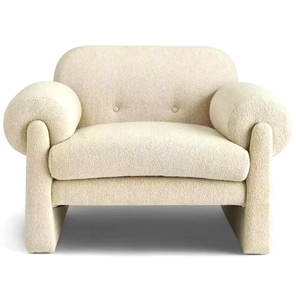 Nottisofa CTSFD6 Awassi Sheep's Horns Style 1+3 Fabric Cushion Seater Sofa (Pre-Order) - Image 2