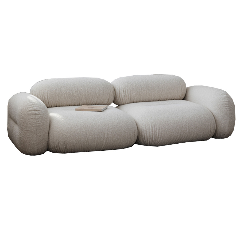 Nottisofa CTSF12 Bubble Inspired Soya Bean Shaped Modular 2+3 seater Fabric Cushion Sofa (Pre-Order)