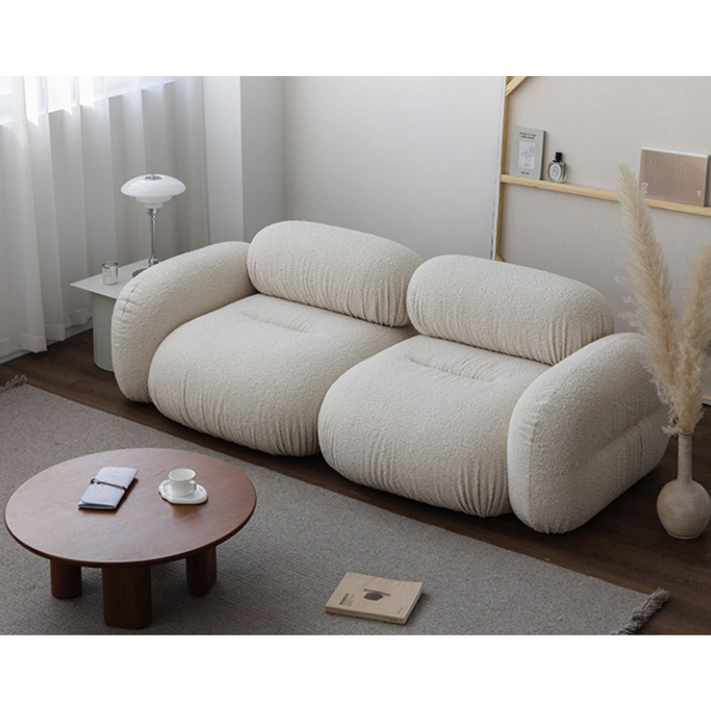 Nottisofa CTSF12 Bubble Inspired Soya Bean Shaped Modular 2+3 seater Fabric Cushion Sofa (Pre-Order) - Image 2