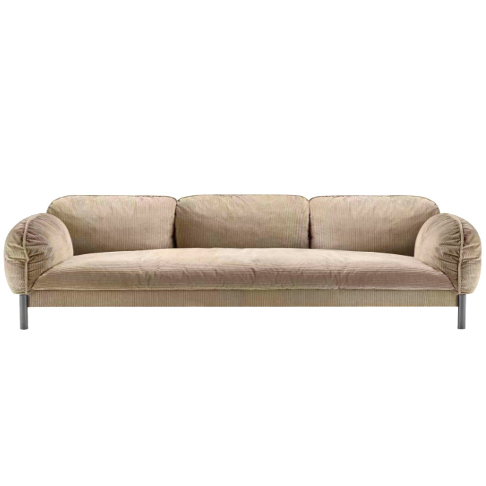 Tekkashop CTSF1005 Lollipop Pillow Shaped Style 1+2+3 Seater Fabric Cushion Sofa (Pre-Order)