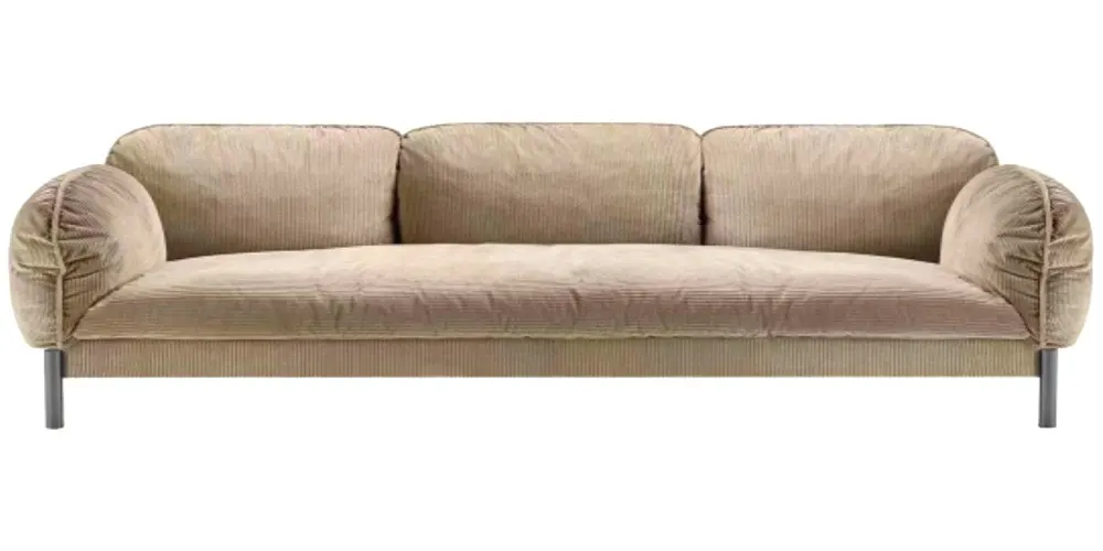 Tekkashop CTSF1005 Lollipop Pillow Shaped Style 1+2+3 Seater Fabric Cushion Sofa (Pre-Order)
