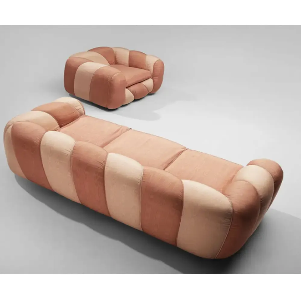 Nottisofa CTSF8860 Arnold Rainbow Candy Funky Style Designer 1+2+3 Seater Fabric Cushion Sofa (Pre-Order) - Image 2