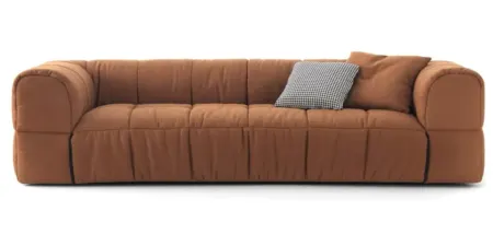 Nottisofa CTSF8858 Torromanu Box Cubical Shaped Designer 3 Seater Fabric Cushion Sofa (Pre-Order)