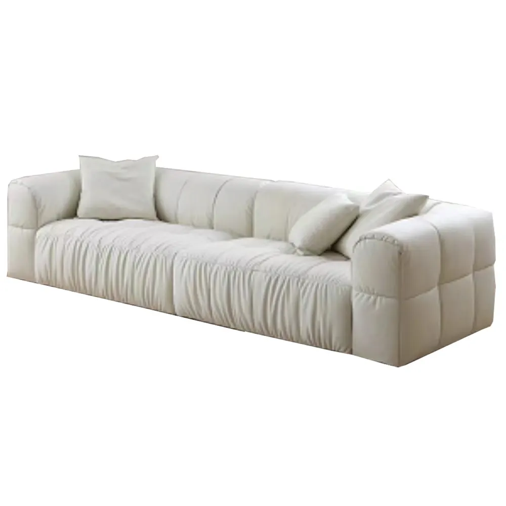 Nottisofa CTSF8858 Torromanu Box Cubical Shaped Designer 3 Seater Fabric Cushion Sofa (Pre-Order) - Image 2
