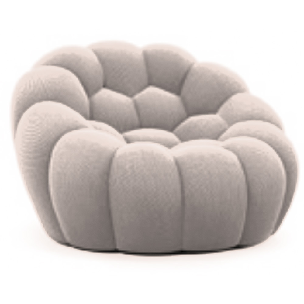 Nottisofa CTSF8881 Cloudy Flower Shaped Designer 1+2+3 Seater Fabric Cushion Sofa (Pre-Order) - Image 2