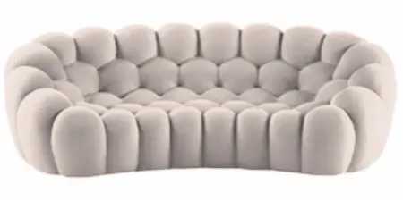 Nottisofa CTSF8881 Cloudy Flower Shaped Designer 1+2+3 Seater Fabric Cushion Sofa (Pre-Order)