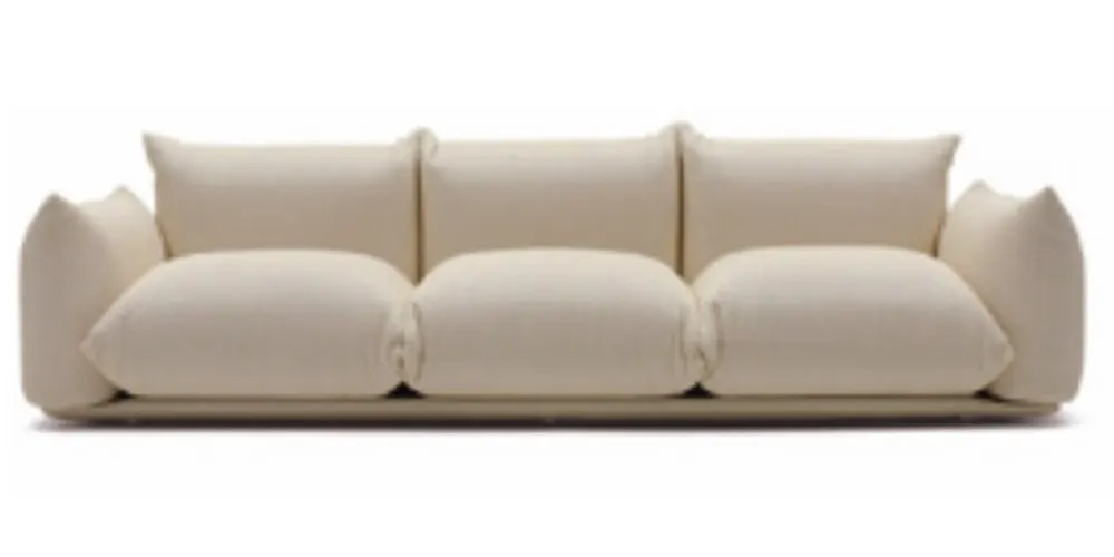 Nottisofa CTSF8880 Benithem Bulky Pillow Cushion Style Designer 1+2+3 Seater Fabric Cushion Sofa (Pre-Order)