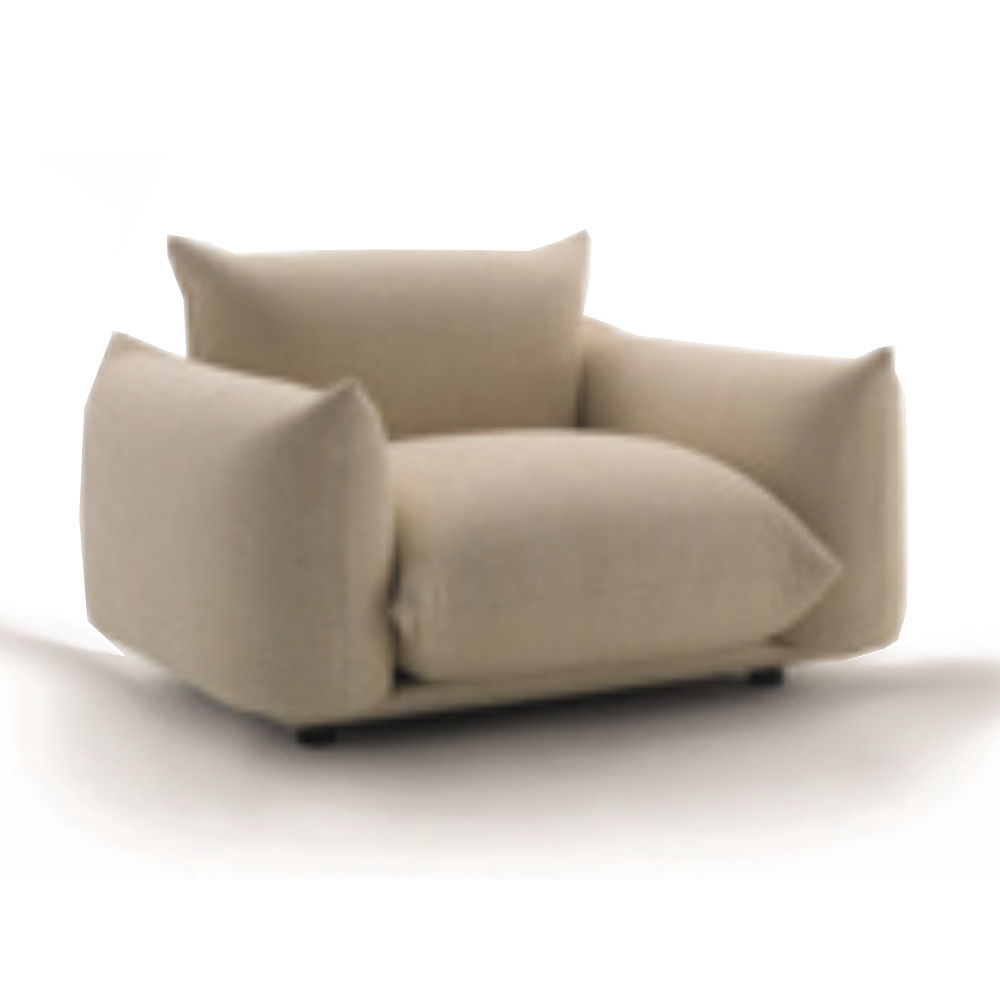 Nottisofa CTSF8880 Benithem Bulky Pillow Cushion Style Designer 1+2+3 Seater Fabric Cushion Sofa (Pre-Order) - Image 2