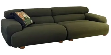 Tekkashop CTSF8856B Bull Dog Inspired Designer Fabric Cushion Lounge Resting Normal Shaped 1+2+3+4 Seater Sofa (Pre-order)