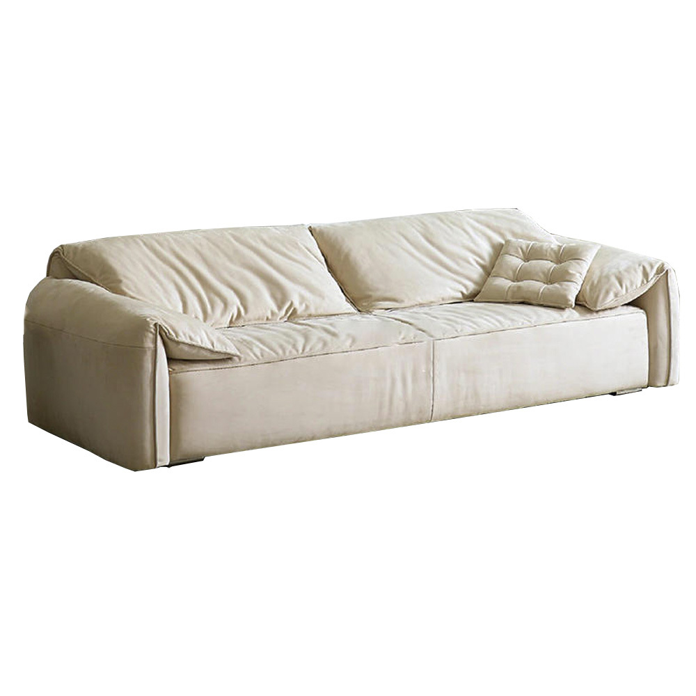 Nottisofa CTSF8889 Hatta Designer Fabric Cushion Lounge Resting 3 Seater Sofa with Extended Foldable Armrest (Pre-order)
