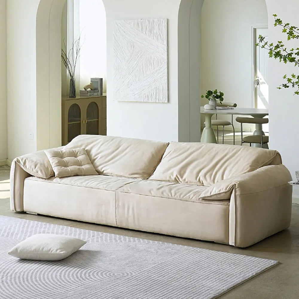 Nottisofa CTSF8889 Hatta Designer Fabric Cushion Lounge Resting 3 Seater Sofa with Extended Foldable Armrest (Pre-order) - Image 2