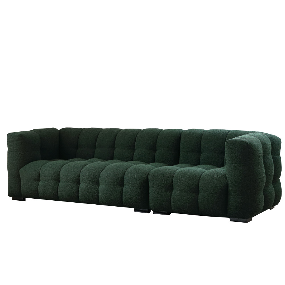 Nottisofa CTSF8885 Kelvin Square Box Pillow Shaped Designer Fabric Cushion Lounge Resting 1+2+3 Seater Sofa (Pre-order)