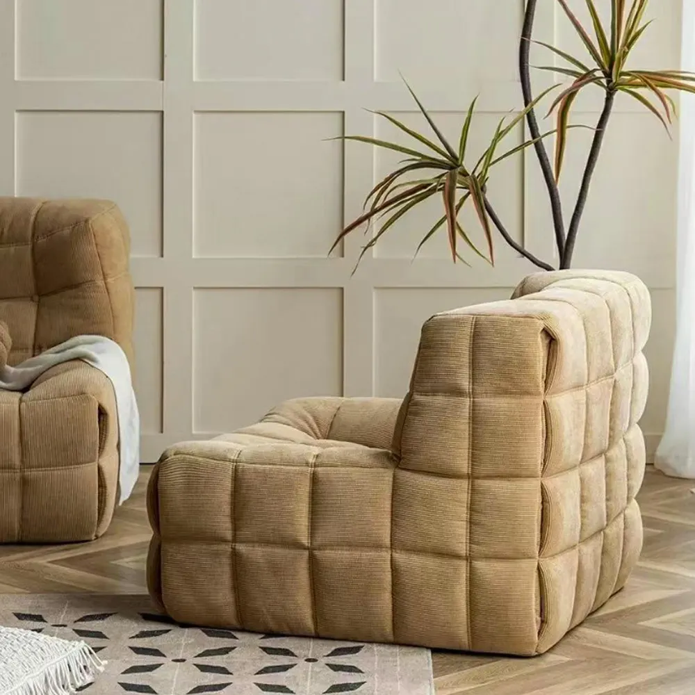 Nottisofa CTLC2 Asian Tofu Shaped Designer Single Seater Lounge Chair (Pre-order) - Image 2