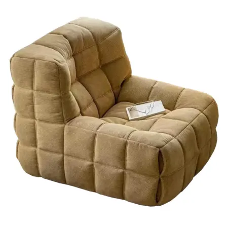 Nottisofa CTLC2 Asian Tofu Shaped Designer Single Seater Lounge Chair (Pre-order)