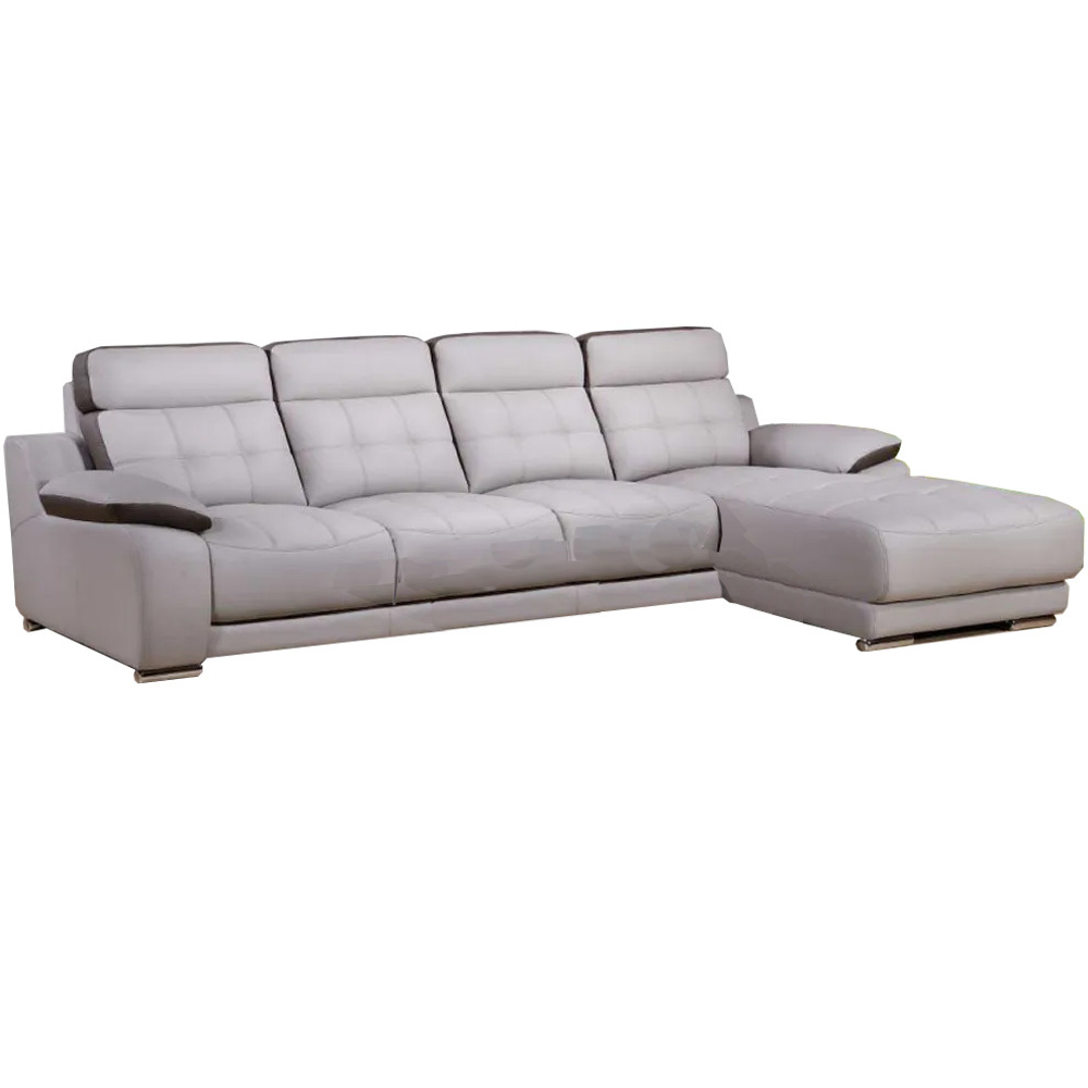 Nottisofa NTSF915 Modern Malaysian Style 4 Seater PU Leather L Shaped Sofa (Pre-Order)