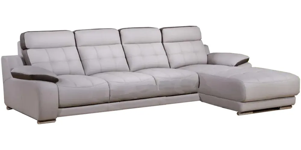 Nottisofa NTSF915 Modern Malaysian Style 4 Seater PU Leather L Shaped Sofa (Pre-Order)